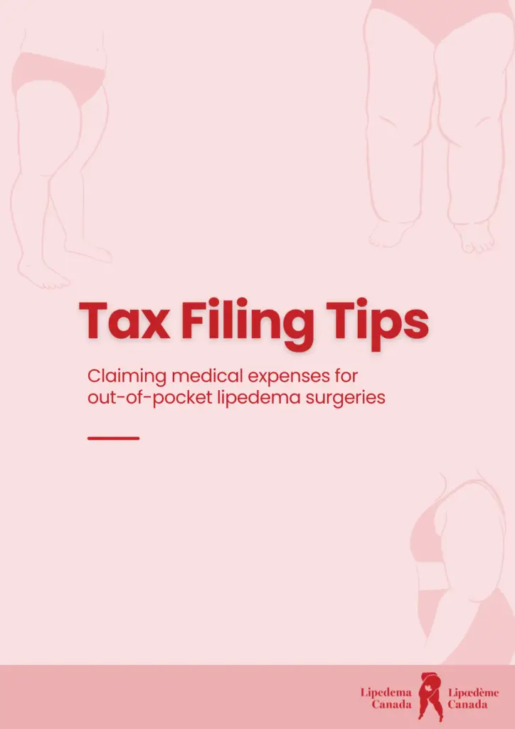 Tax Tips 2 Tax Filing Tips for claiming out of pocket medical expenses for lipedema surgery