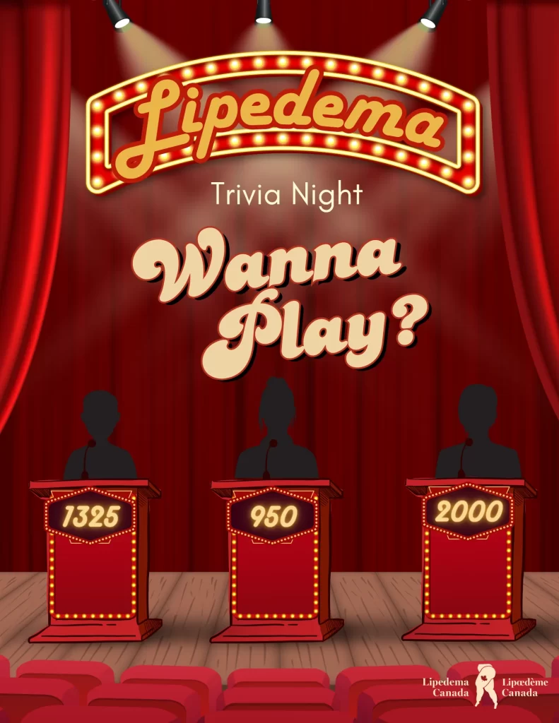 Want to be a contestant LIVE in the Lipedema Canada Trivia Night?