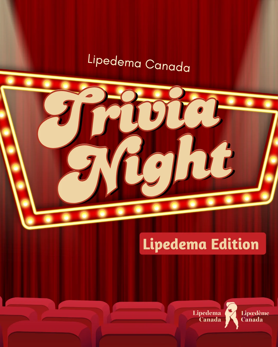 Soirée Trivia - Édition Lipedema organisée par Lipedema Canada dans le cadre du Mois de la sensibilisation au lipedème